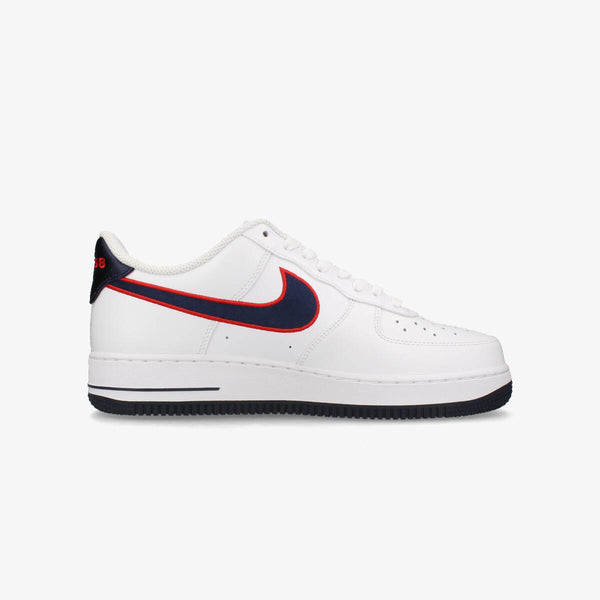 NIKE WMNS AIR FORCE 1 '07 【HUSTON COMETS】 WHITE/OBSIDIAN/UNIVERSITY RED/WOLF GREY